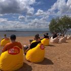 Целую неделю на Минском море можно бесплатно смотреть кино под открытым небом