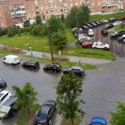 Минск накрыл сильный ливень с грозой. Из-за подтоплений возникли проблемы с транспортом