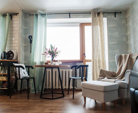 Квартирoсъемка: уютная студия для двоих на Брилевской