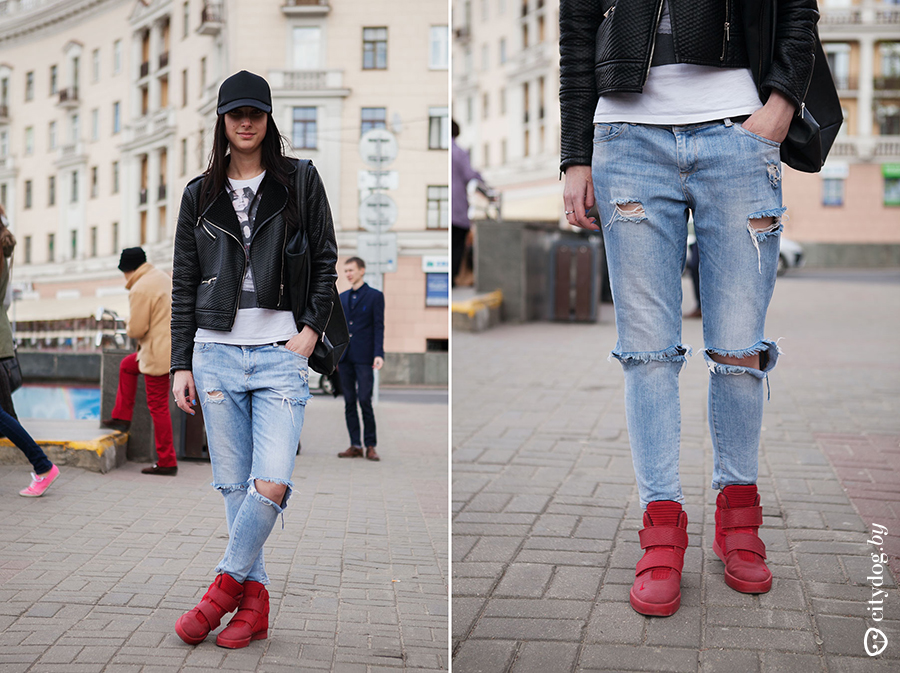 Ботинки к джинсам зимой