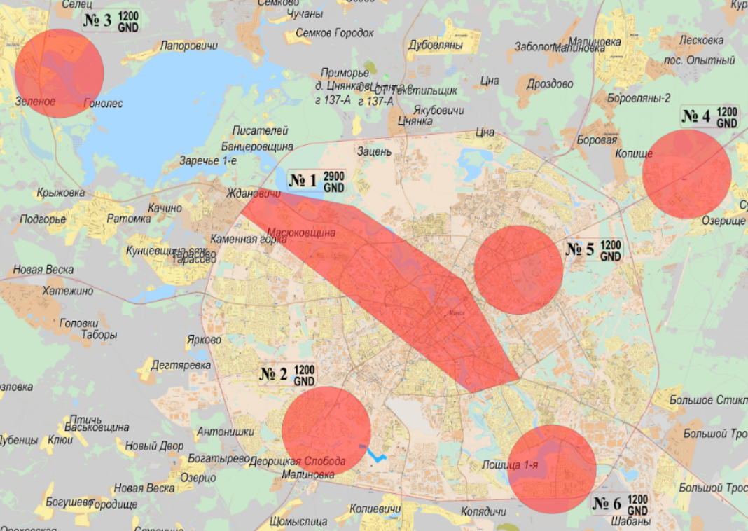 Карта для дронов спб