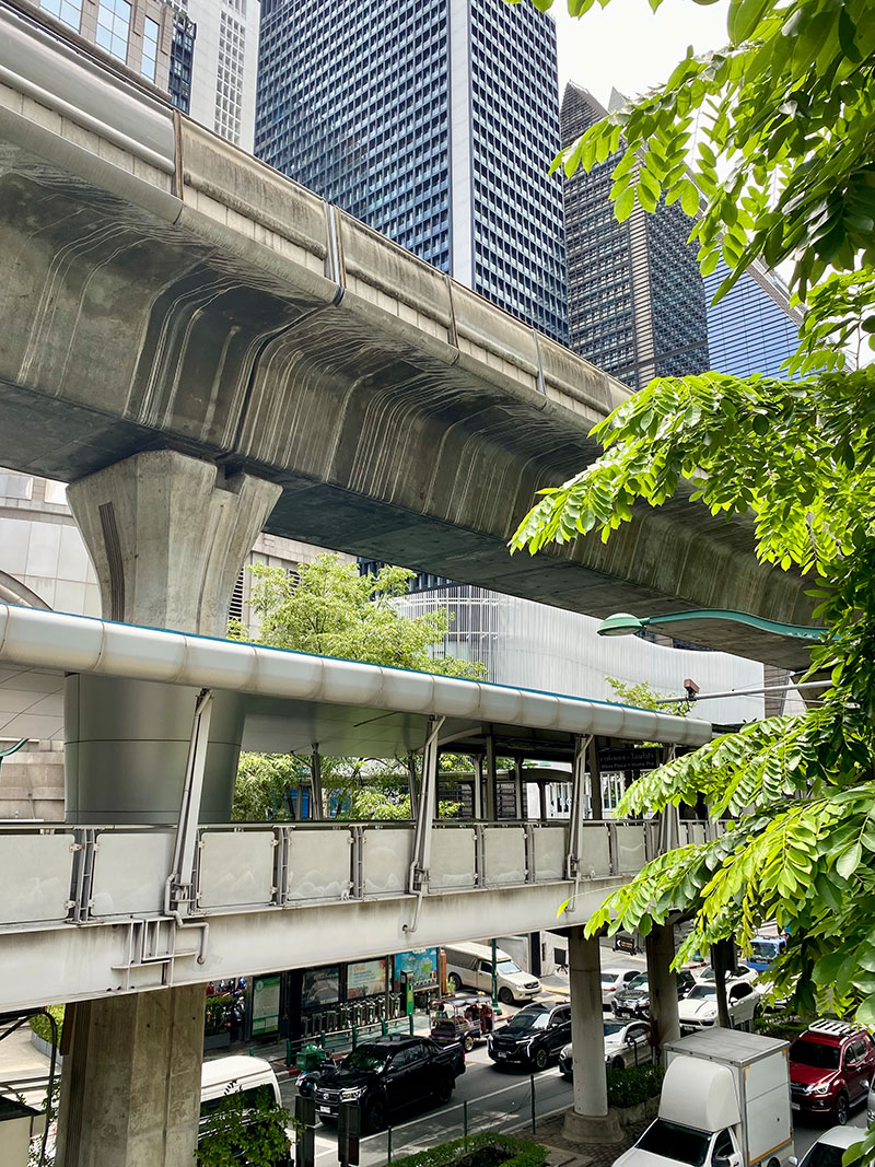 Метро BTS Skytrain в Бангкоке