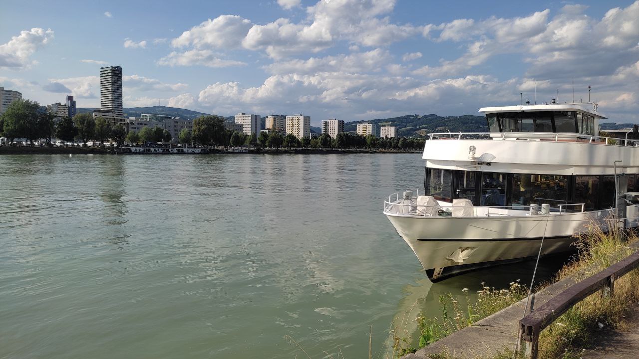 Река Дунай в Австрии.