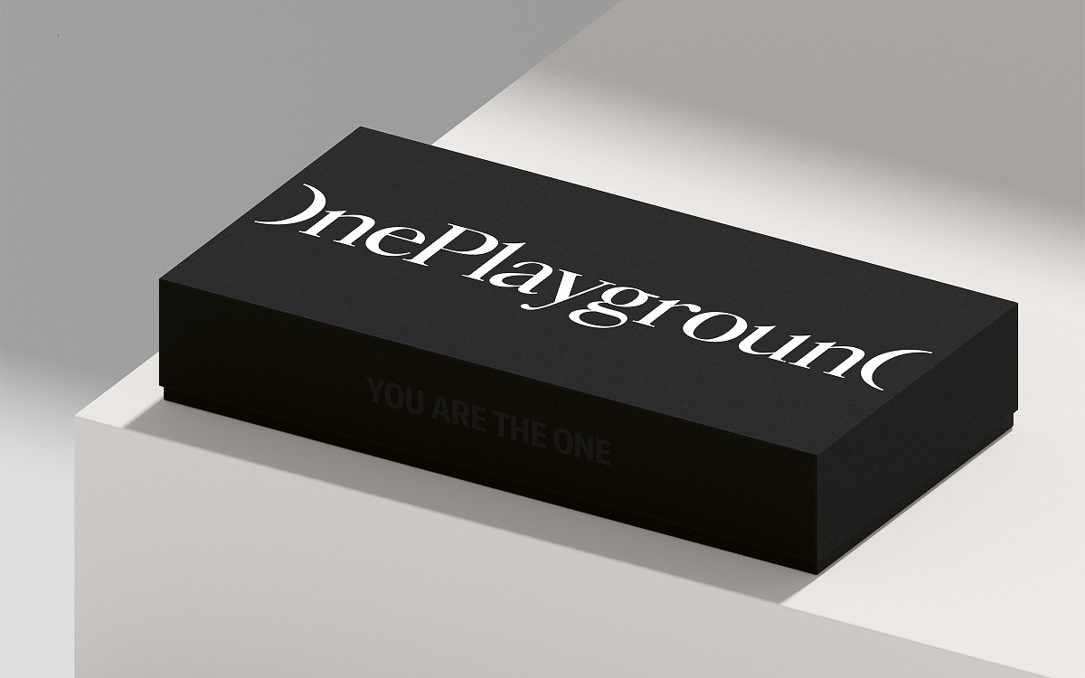 OnePlayground new logo and box.