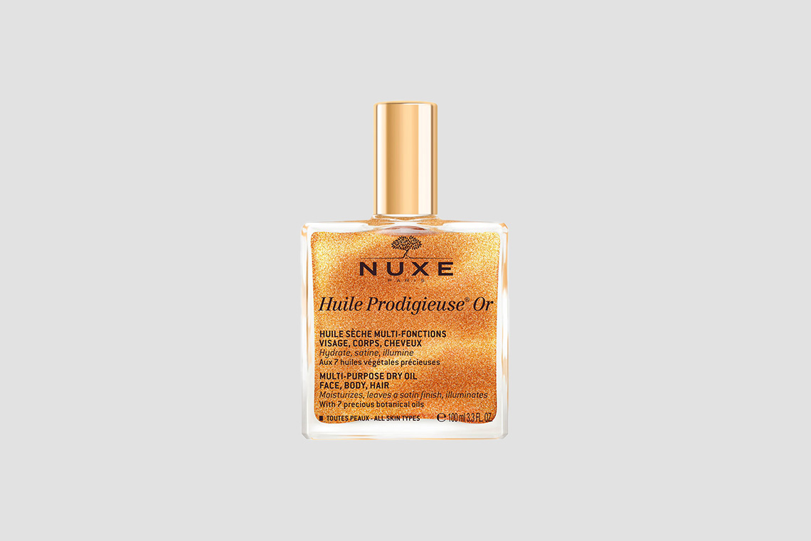  Масло для лица, тела и волос Nuxe Huile Prodigieuse Multi-Usage Dry Oil Golden Shimmer.