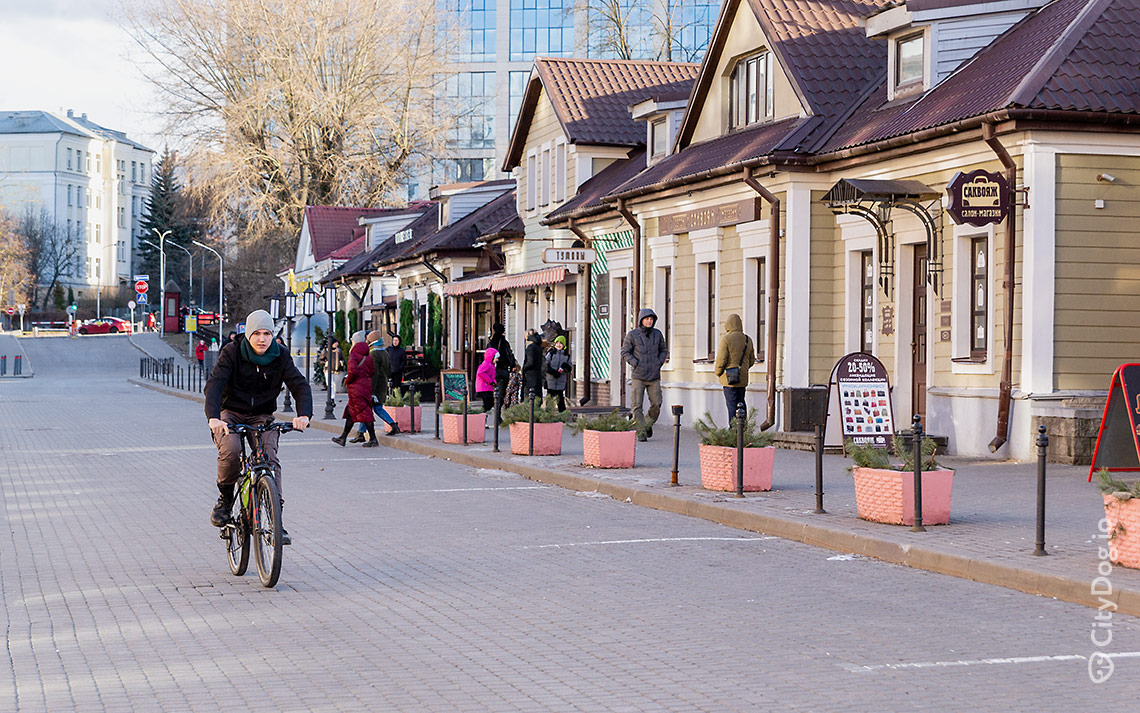 Улица Зыбицкая в Минске в 2023 году.