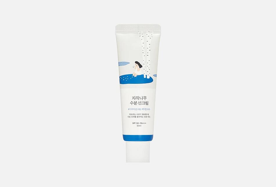 Увлажняющий солнцезащитный крем Birch Juice Moisturizing Sunscreen, ROUND LAB . 