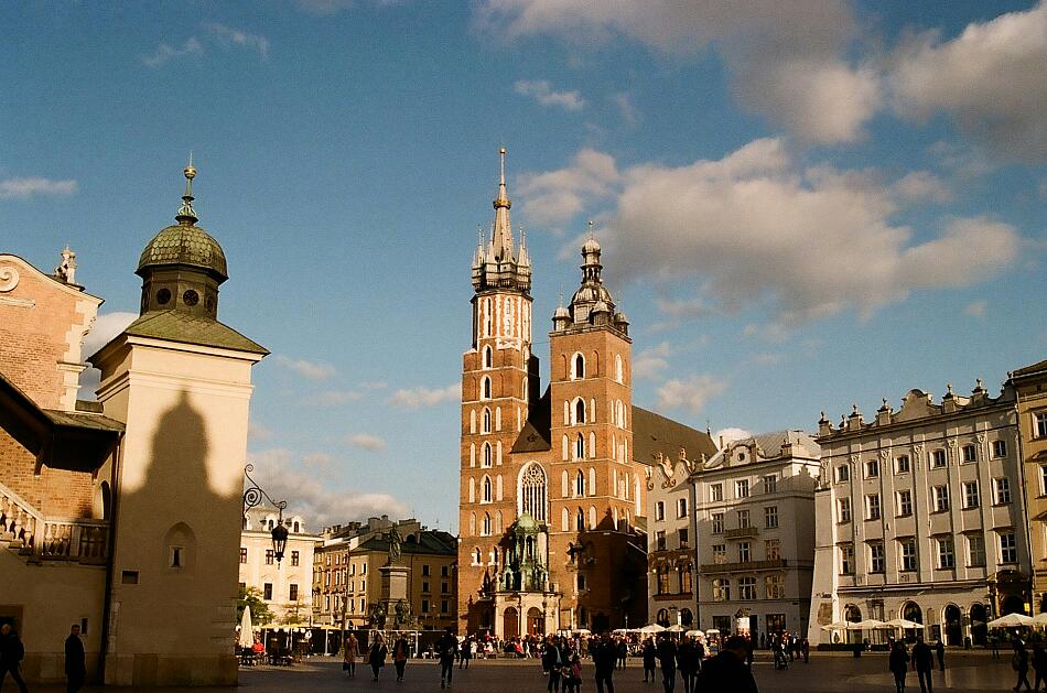 Старый город в Кракове.