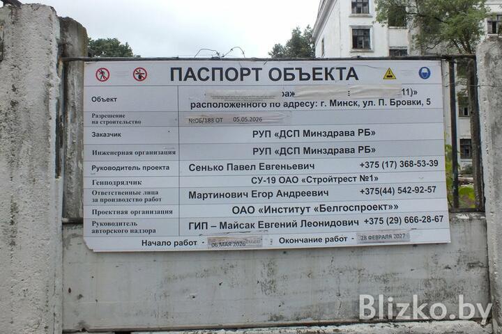 Паспорт объекта.