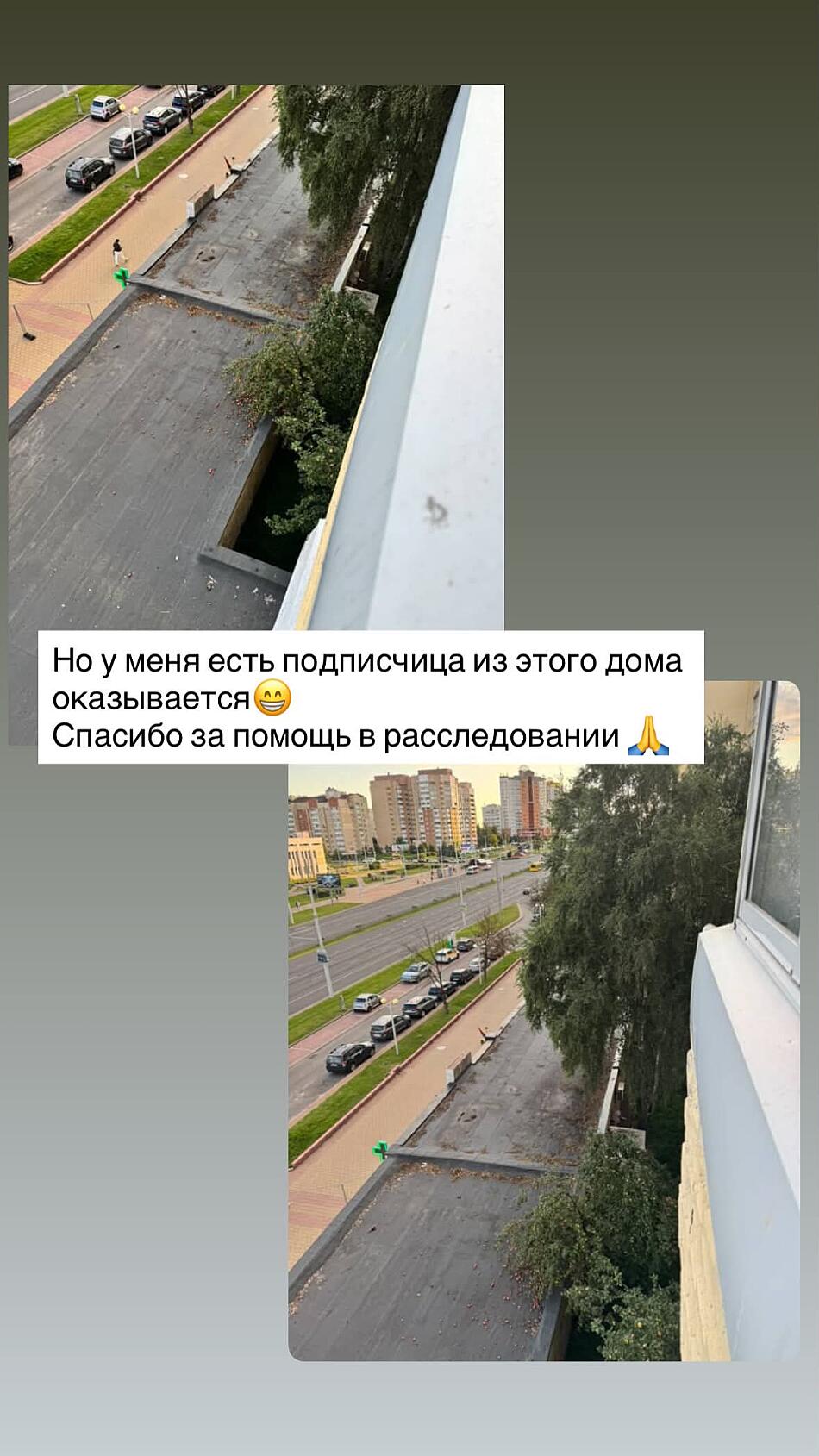 Внутренний дворик, где растут деревья. 
